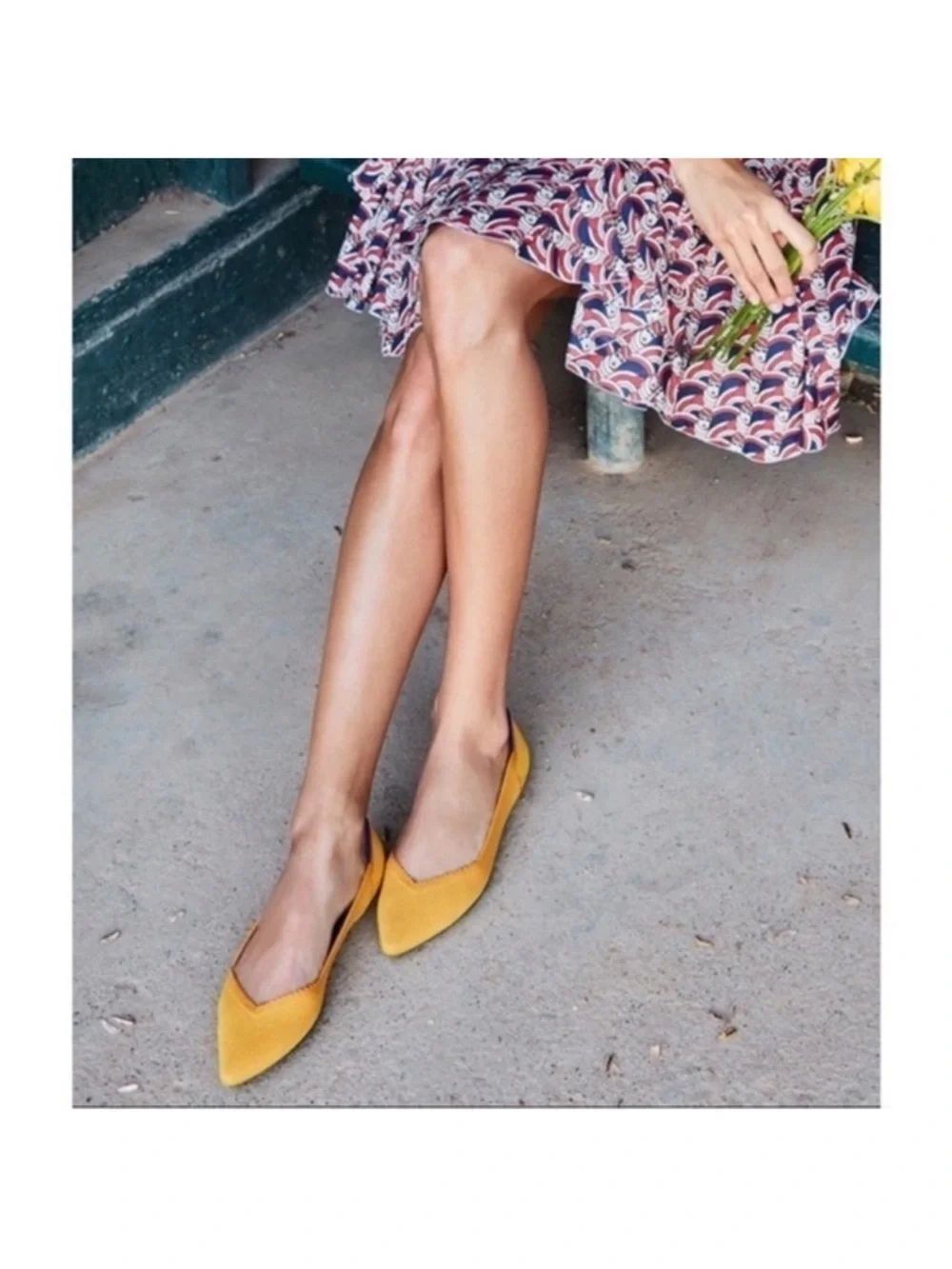 Rothy’s The Point Marigold Flats Women’s Size 5.5